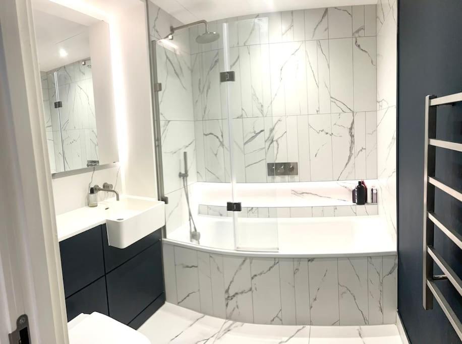New Central 1Br Wstunning View, 5 Min Vauxhall St لندن المظهر الخارجي الصورة